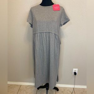 NWT-Isabel Maternity by Ingrid & Isabel - Women's SS Tie Waist dress